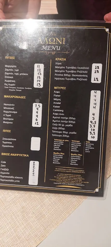 Menu_Alōni_Markópoulo Oropoú_image_2