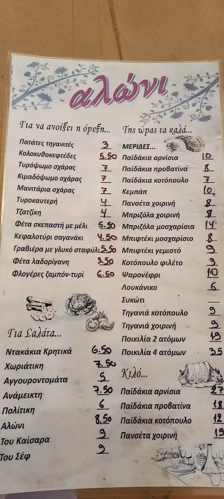 Menu_Alōni_Markópoulo Oropoú_image_3