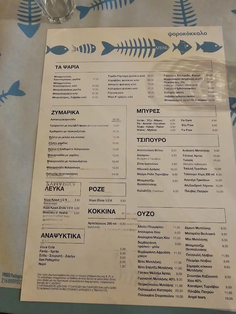 Menü_Psarokókkalo_Melíssia_Bild_3