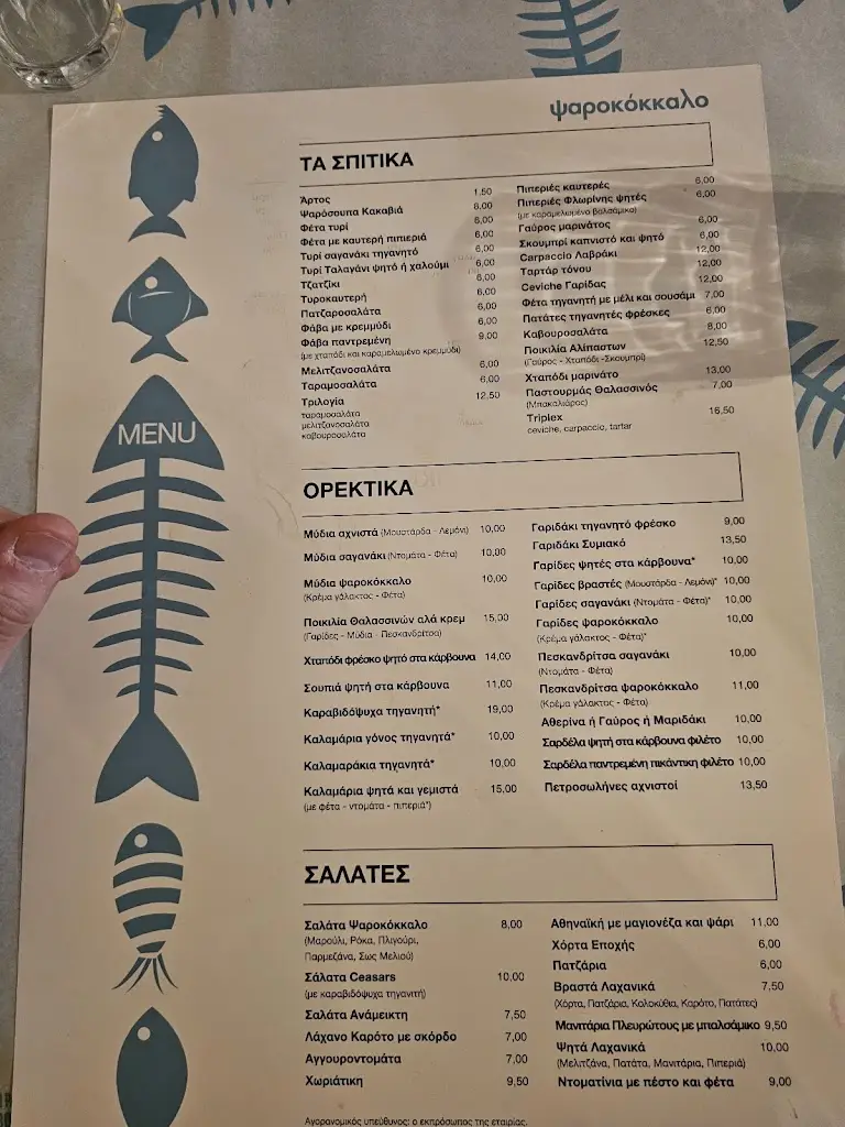 Menü_Psarokókkalo_Melíssia_Bild_4