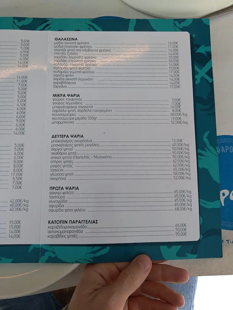 Menu_The Coral_Néa Erythraía_image_2