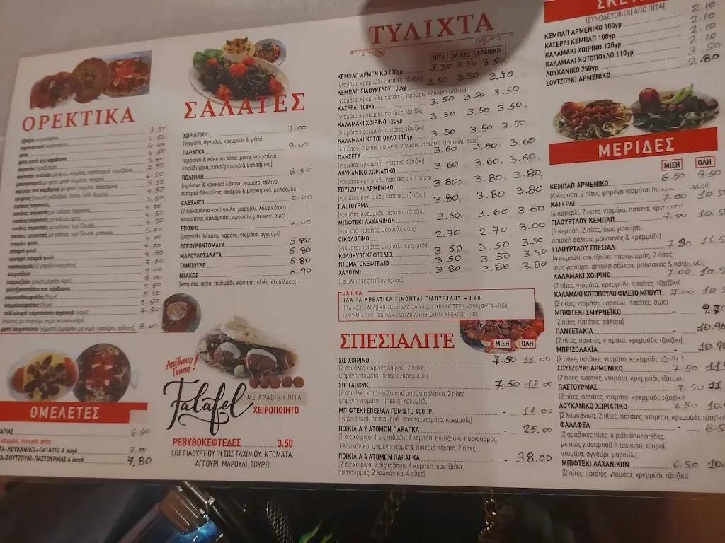 Menu_PARAGA NICE Steakhouse_Níkaia_imagen_1