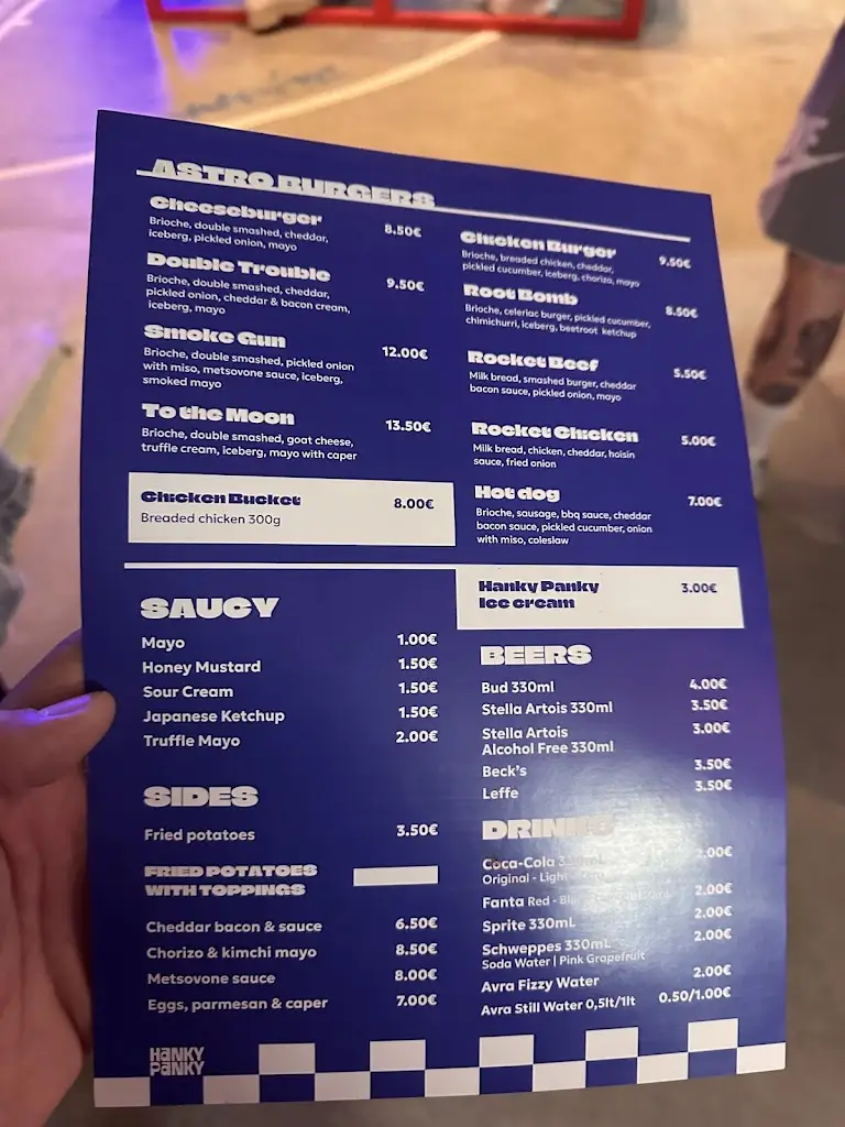 Menü_Hanky Panky Palaio Faliro_Palaió Fáliro_Bild_2