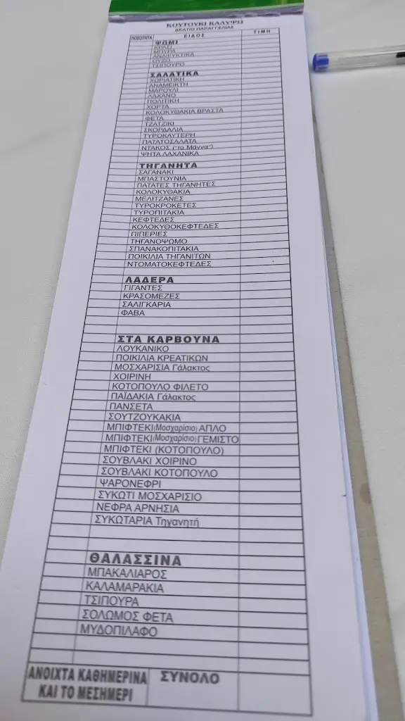 Menü_Koutouki Kalypso_Palaió Fáliro_Bild_4
