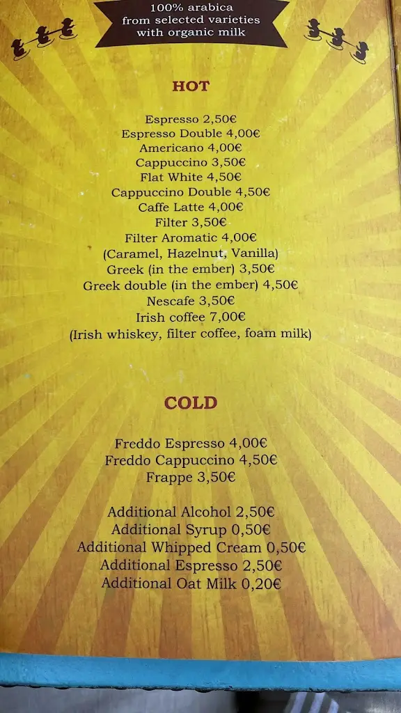 Menu_Paliatsos Bar Athens_Pentéli_image_1