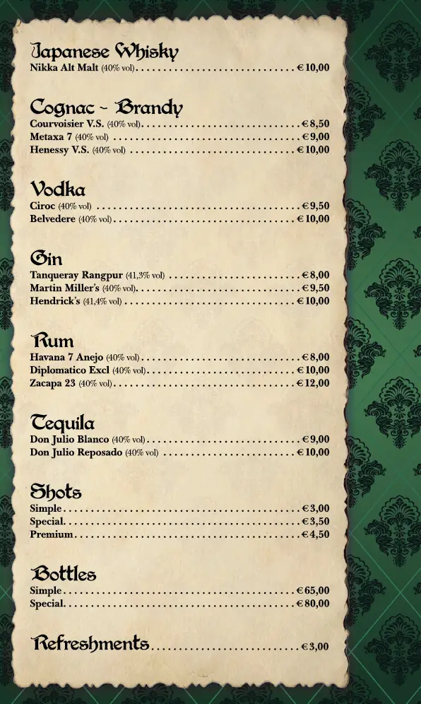 Menü_Green Rose Beer Restaurant_Peristéri_Bild_4