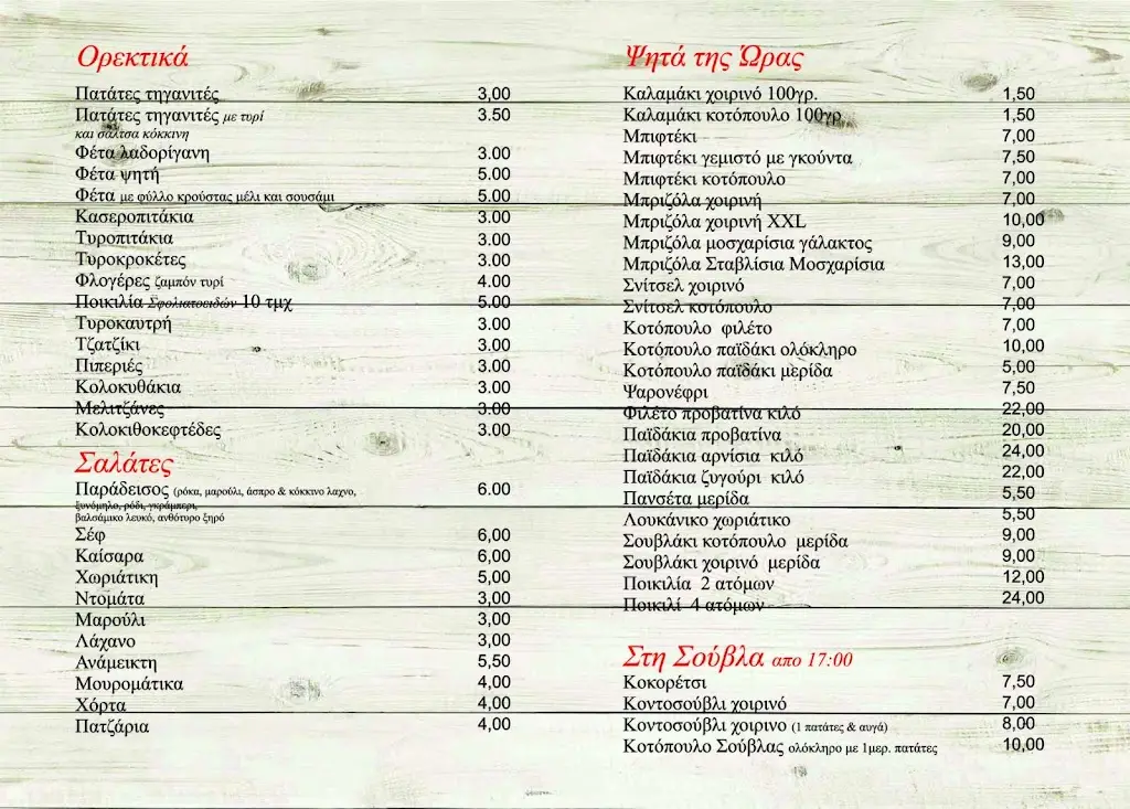 Menü_Tavern Paradeisos_Petroúpolis_Bild_1