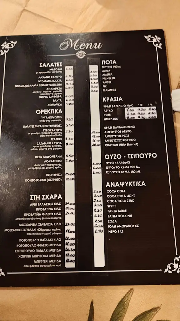 Menu_Galini Tavern_Polydéndri_image_1