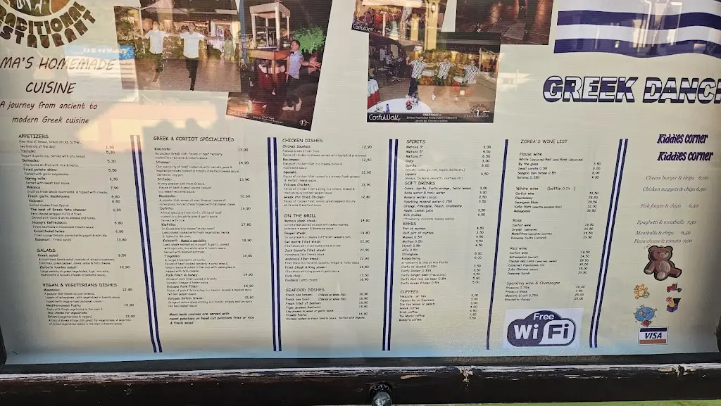 Menü_Zorbas Restaurant_Ágios Stéfanos_Bild_3