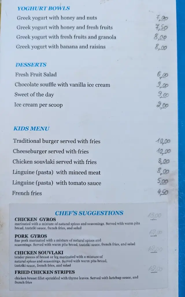 Menü_MANGO Lounge Bar - Restaurant_Ágios Stéfanos_Bild_1