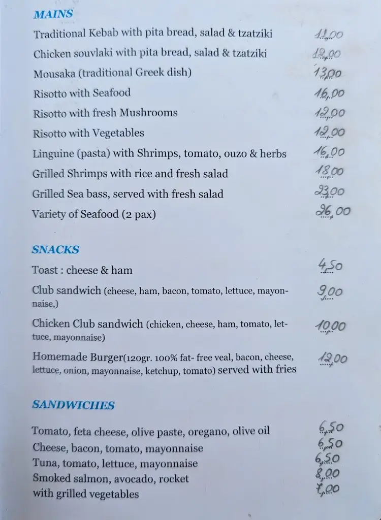 Menü_MANGO Lounge Bar - Restaurant_Ágios Stéfanos_Bild_2