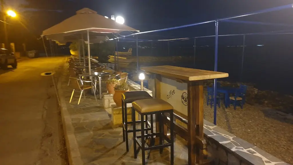 In the Wave Restaurant in Varnávas