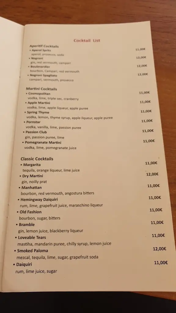 Menü_Lasithi Bar-Restaurant_Vouliagméni_Bild_4