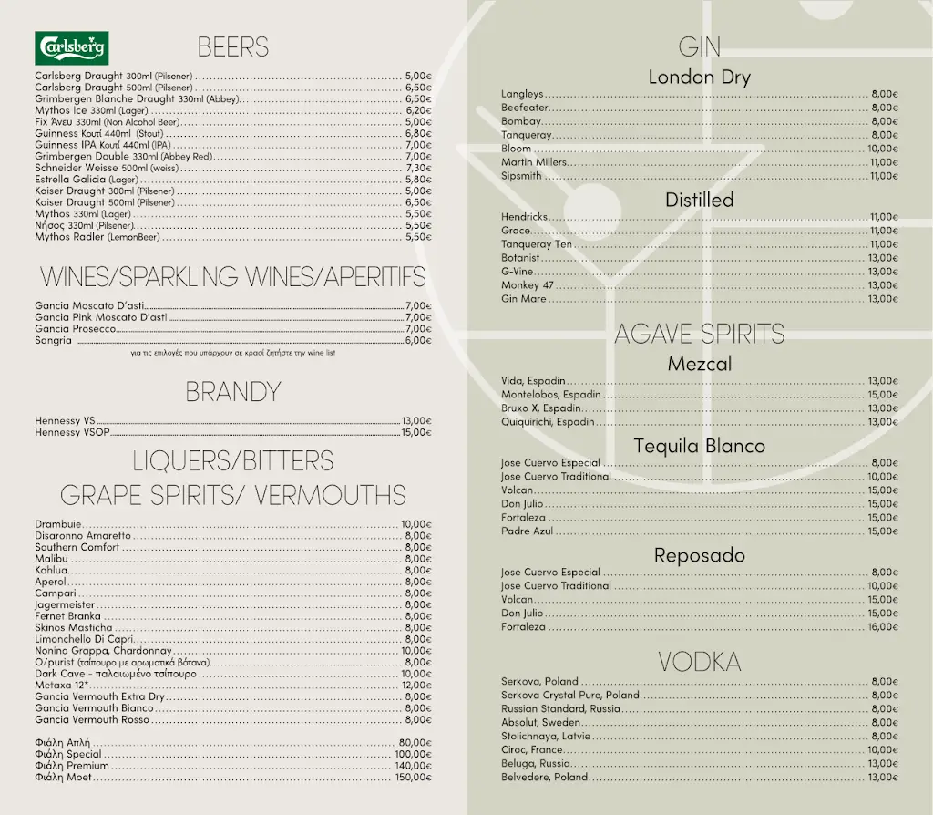 Menü_Revellers' Row_Vrilissia_Bild_4