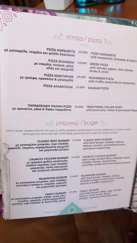 Menü_Family Cafe Bar Restaurant_Voúla_Bild_1