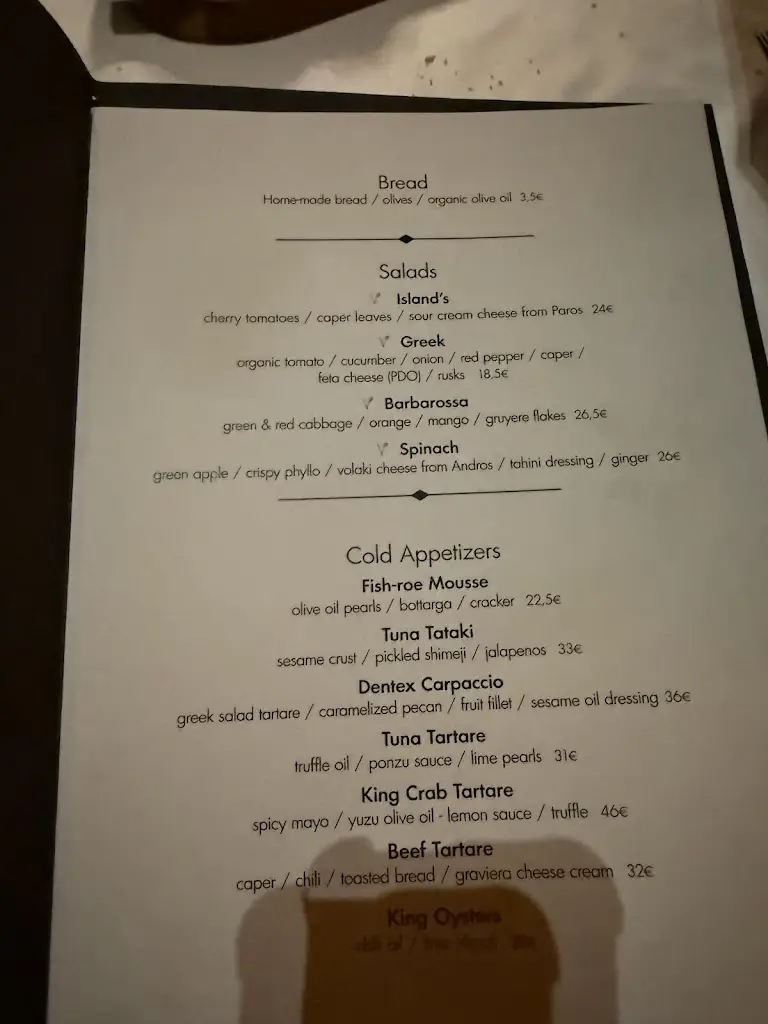 Menu_Barbarossa Athens_Voúla_imagen_2