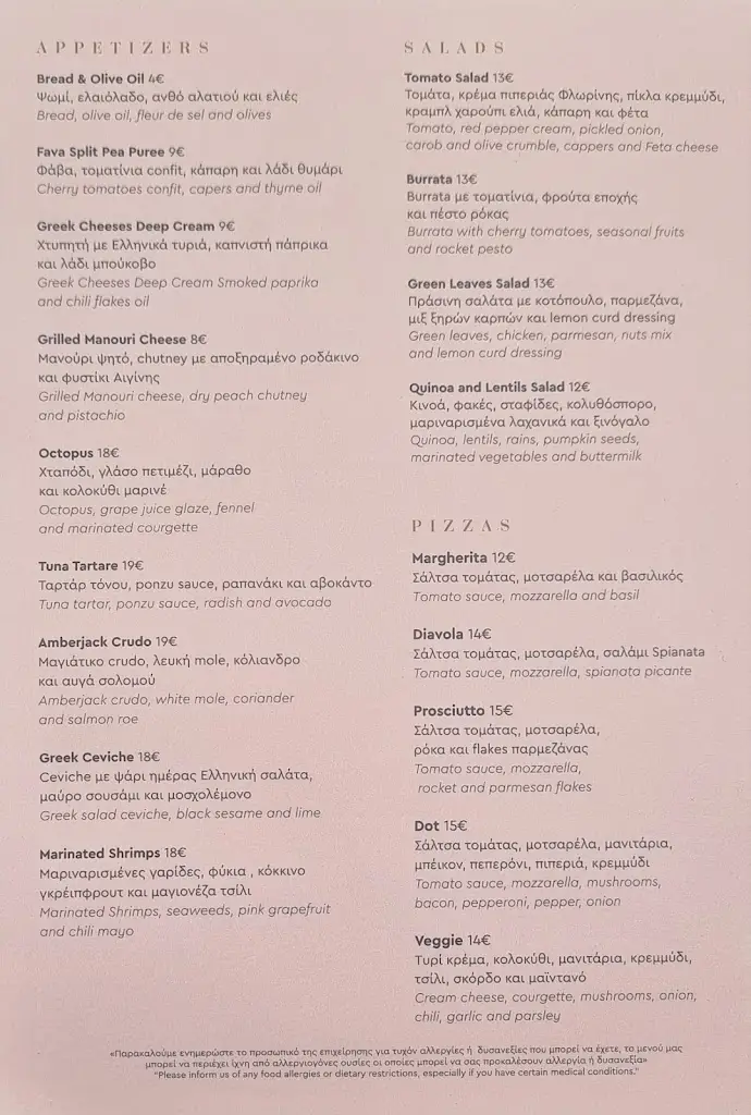 Menü_DOT Beach Vibes_Voúla_Bild_2