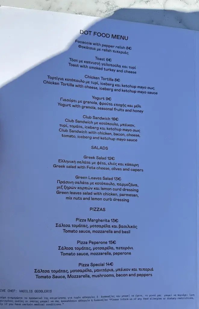 Menü_DOT Beach Vibes_Voúla_Bild_4