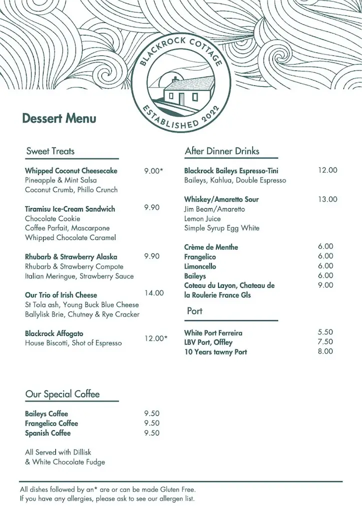 Menu_Blackrock Cottage_Bearna_image_1
