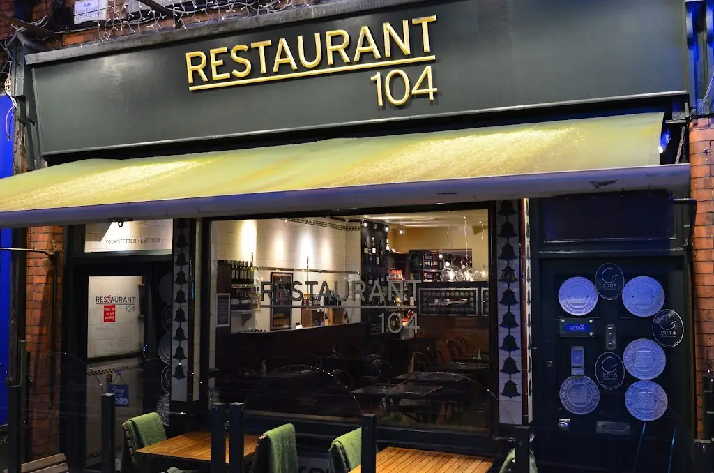 Restaurant 104 Restaurant in Drumcondra