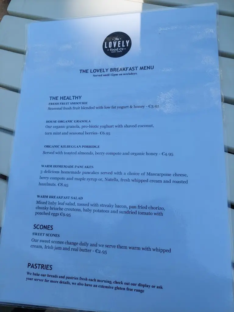 Menu_The Lovely Food Company Drumcondra_Drumcondra_imagen_4