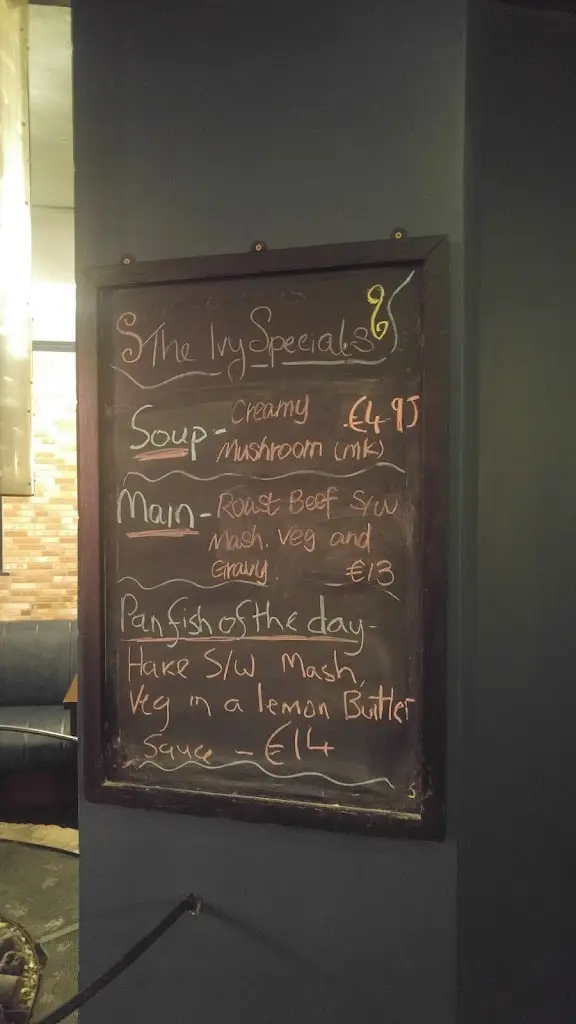 Menu_The Ivy House Bar & Restaurant_Drumcondra_image_3