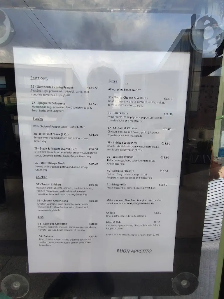 Menu_Il Corvo_Drumcondra_image_2
