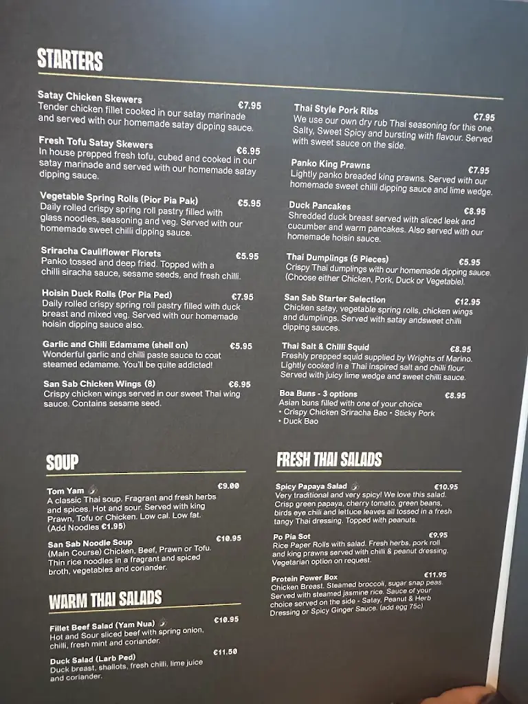 Menü_San Sab Drumcondra_Drumcondra_Bild_1