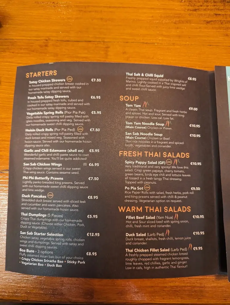 Menü_San Sab Drumcondra_Drumcondra_Bild_4