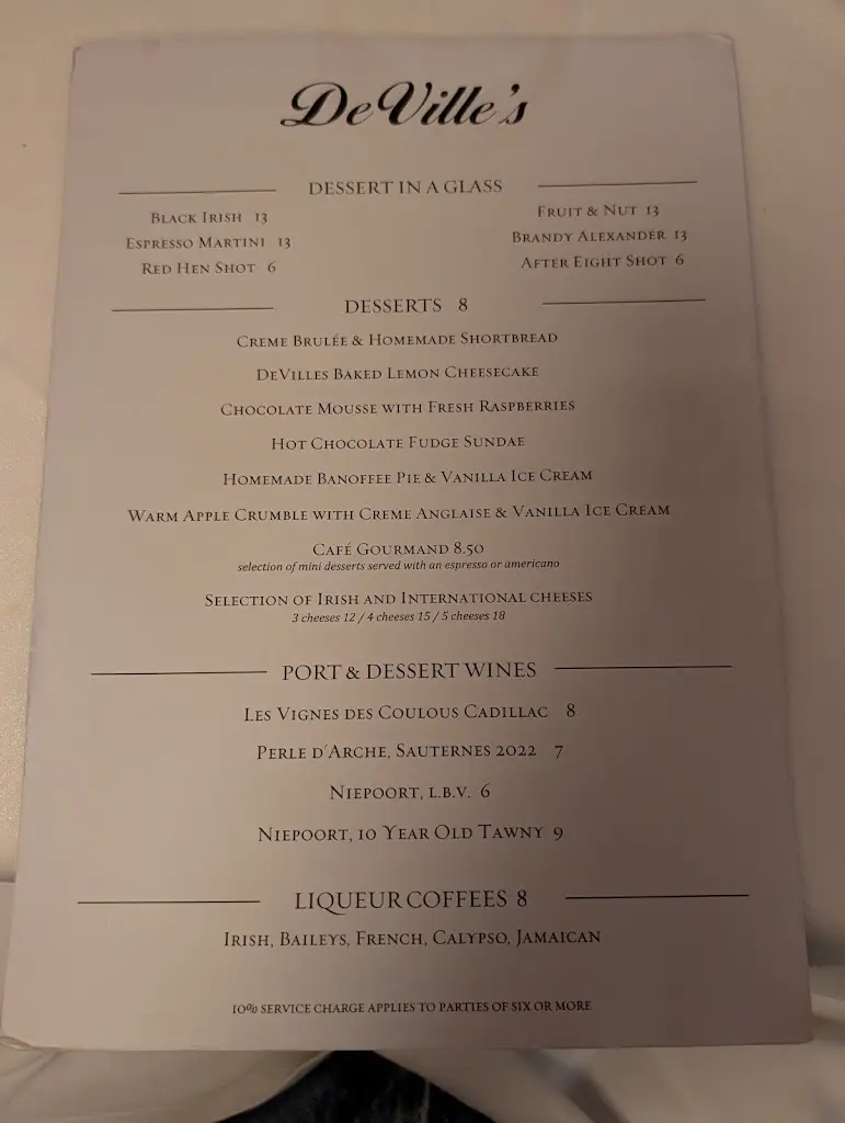 Menu_DeVille's_Dalkey_image_1