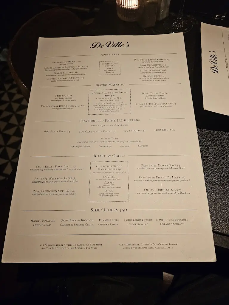 Menu_DeVille's_Dalkey_image_2