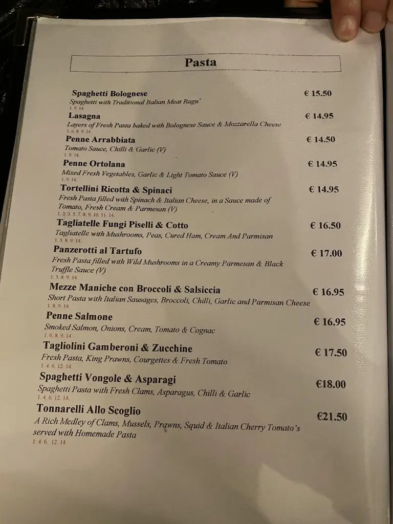 Menu_Ragazzi Restaurant_Dalkey_image_2