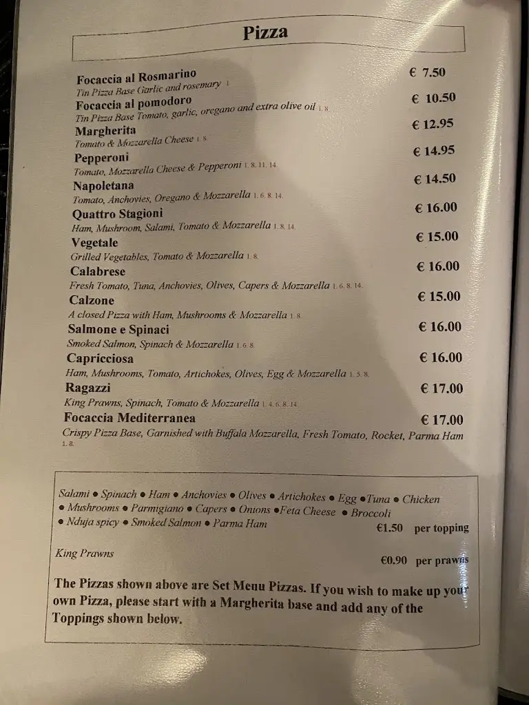 Menu_Ragazzi Restaurant_Dalkey_image_4