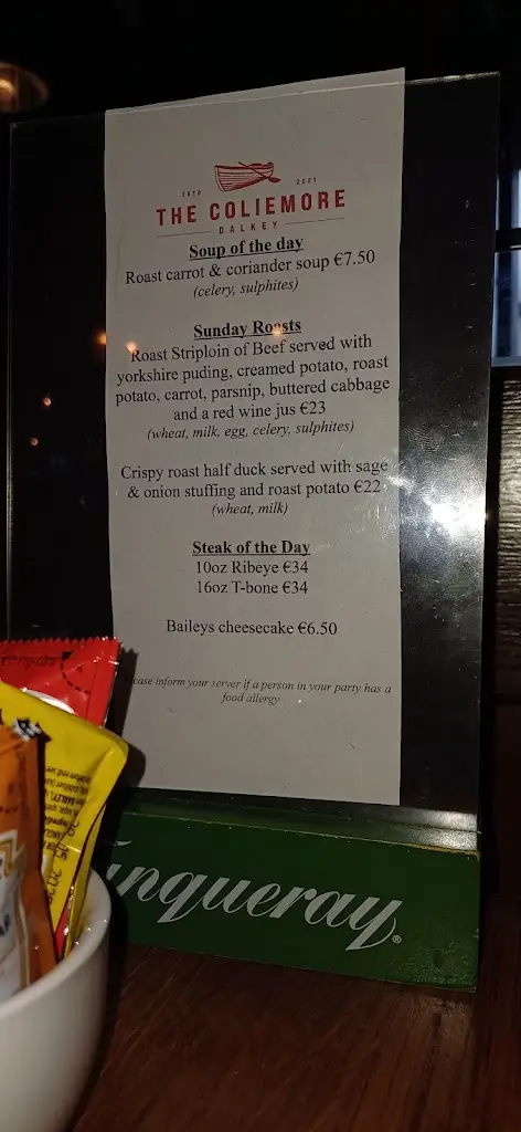Menu_The Coliemore_Dalkey_image_3