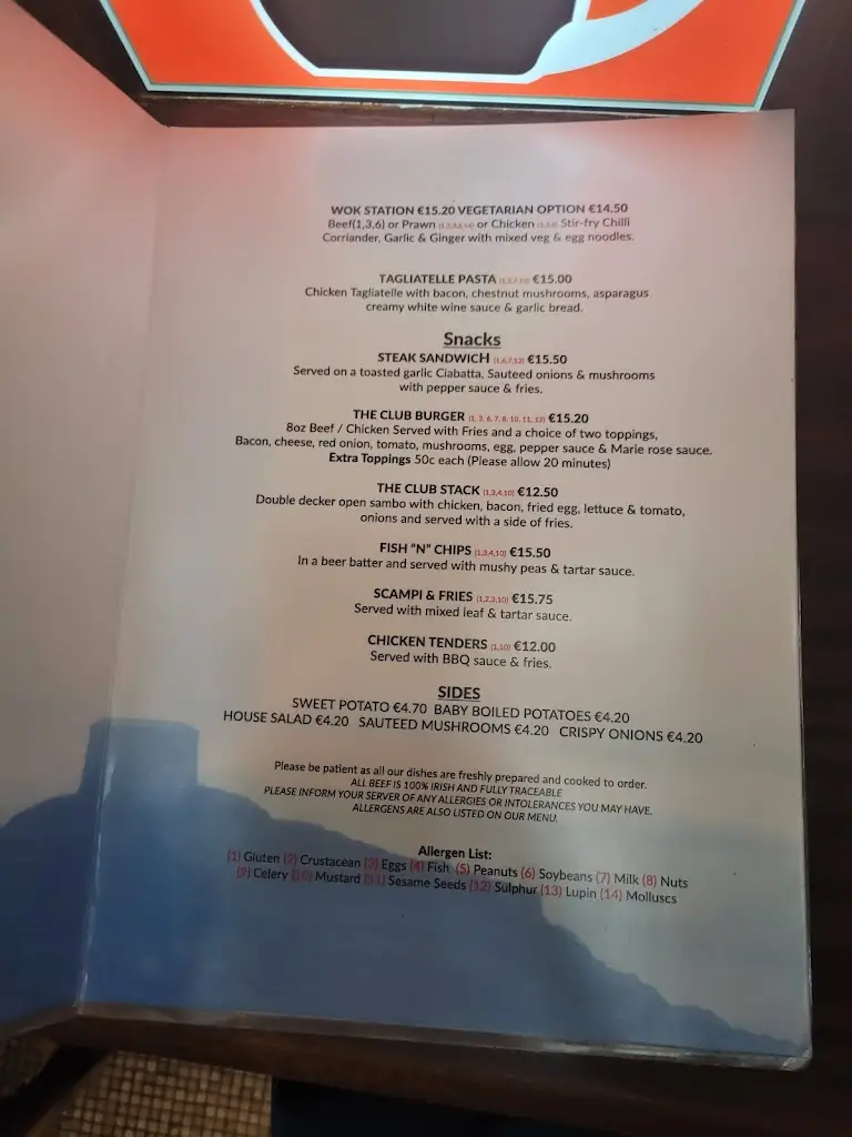 Menu_The Club Bar and Restaurant_Dalkey_image_3