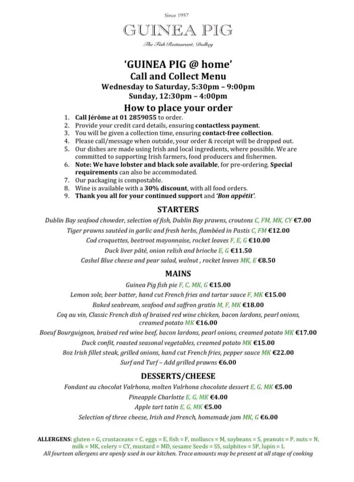 Menu_Guinea Pig Restaurant_Dalkey_image_4