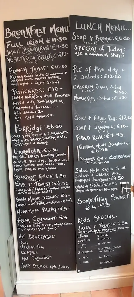 Menu_The Country Bake_Dalkey_immagine_2