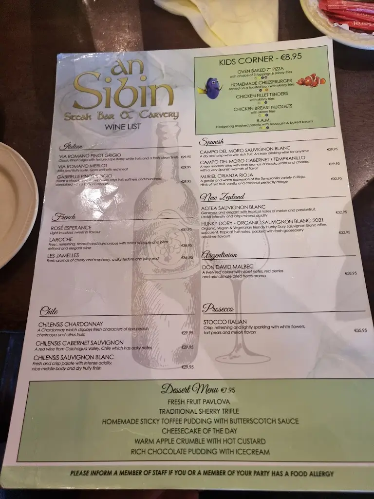 Menü_An Sibin_Dunshaughlin_Bild_2