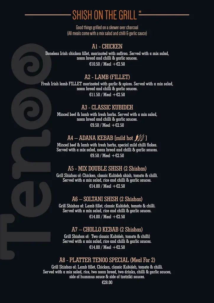Menu_Tenoo King of Spice Dunshaughlin_Dunshaughlin_image_4