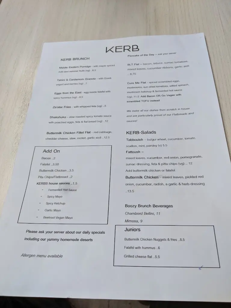 Menu_KERB RESTAURANT_Foxrock_image_1