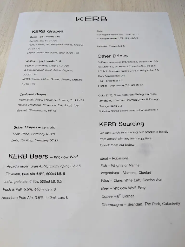 Menu_KERB RESTAURANT_Foxrock_image_2