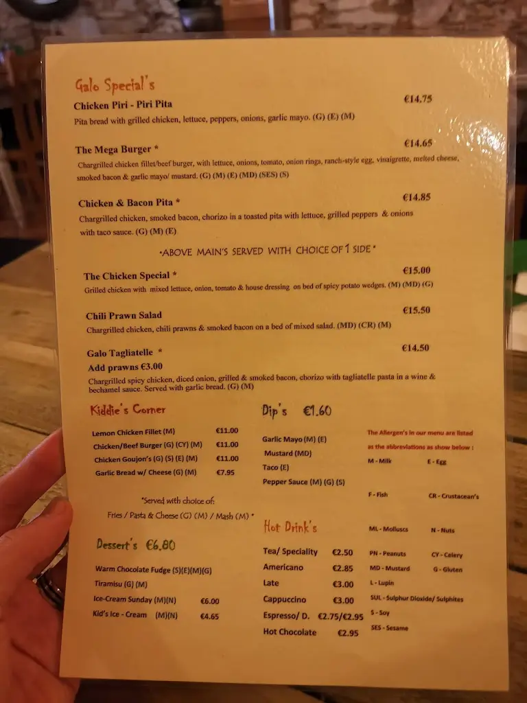 Menu_Casa d'Galo Chargrill_Enniscorthy_image_2