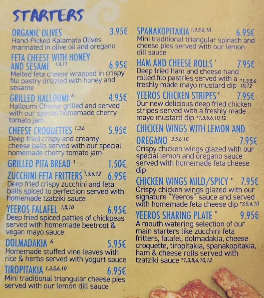 Menu_Yeeros Glasnevin_Glasnevin_image_1