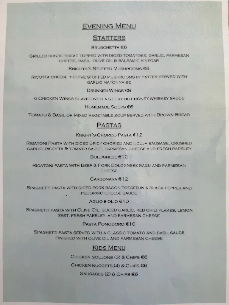 Menu_The Bailey Cafe Granard_Granard_immagine_3