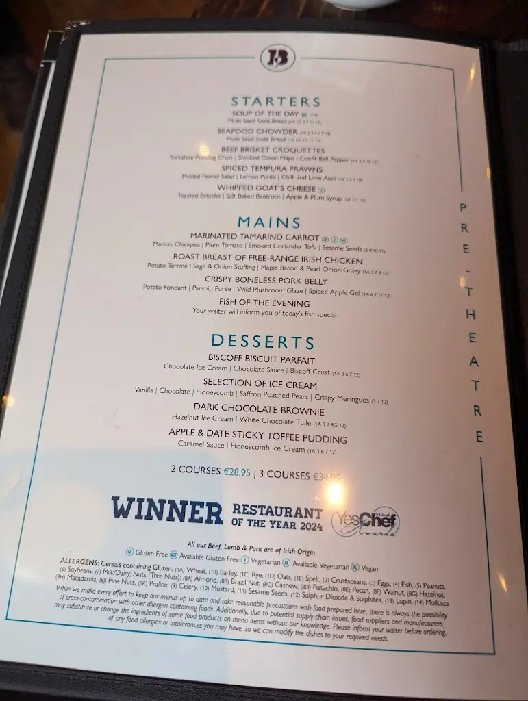 Menu_Brasserie On The Corner_County Galway_image_4