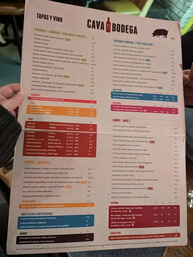 Menu_Cava Bodega_County Galway_image_3