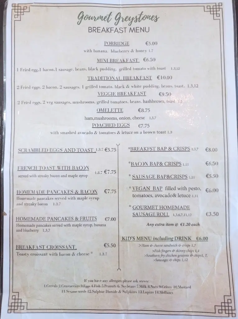 Menu_Gourmet Greystones_Greystones_image_1