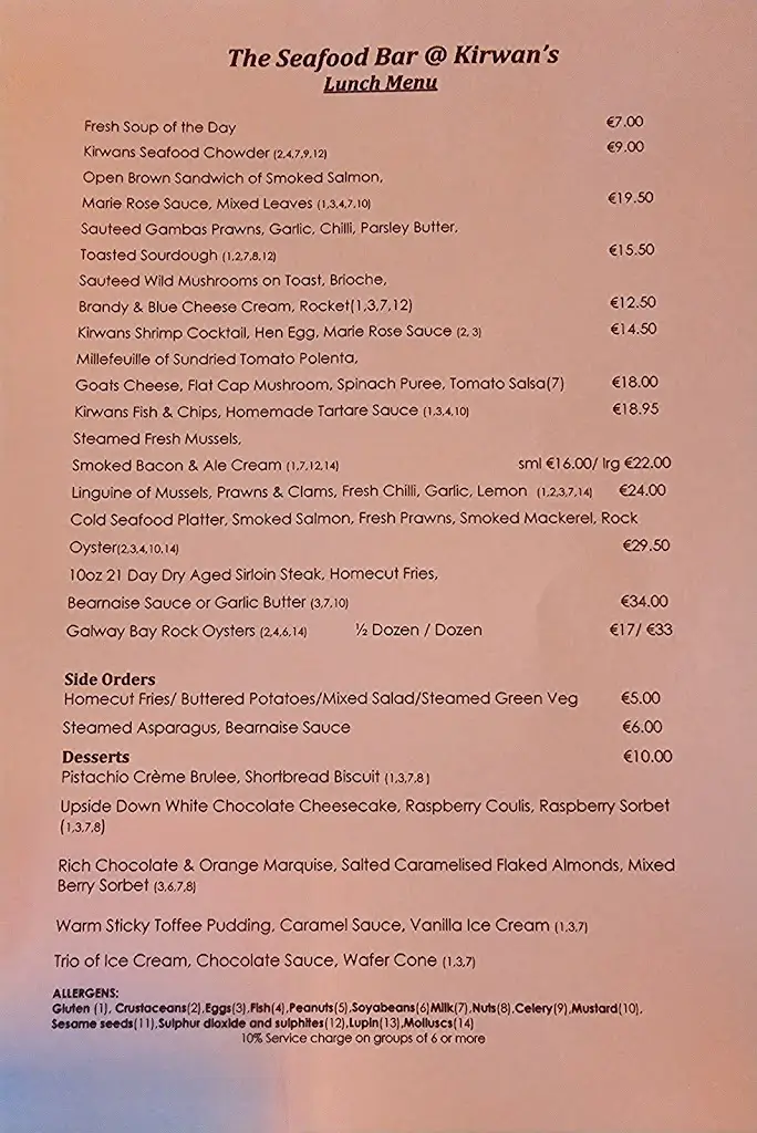 Menu_Kirwan's_County Galway_image_1