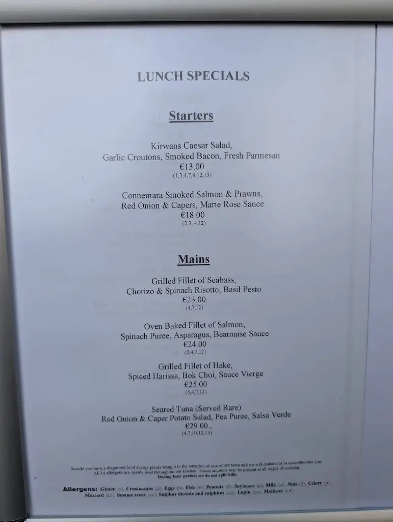 Menu_Kirwan's_County Galway_image_4