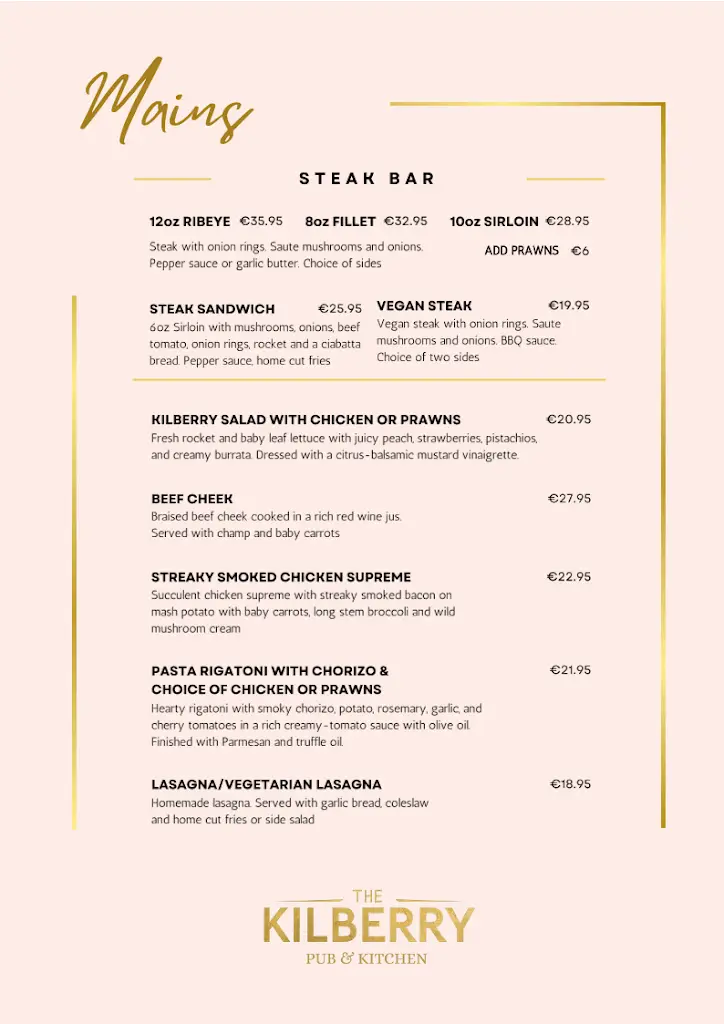 Menu_The Kilberry Pub & Kitchen_Kentstown_image_2